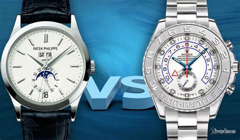 Patek Philippe VS Rolex Watches .